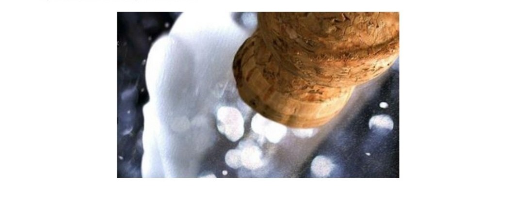 Champagne cork popping — AgencySpy featured image for the New Year's resolutions post